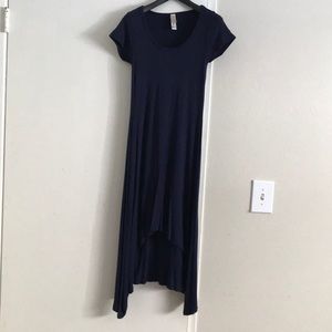 Women navy blue dress
